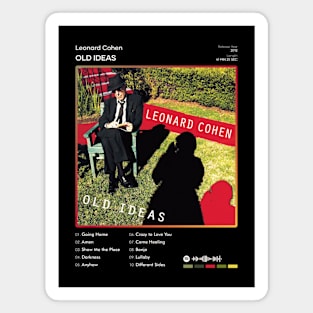 Leonard Cohen - Old Ideas Tracklist Album Magnet